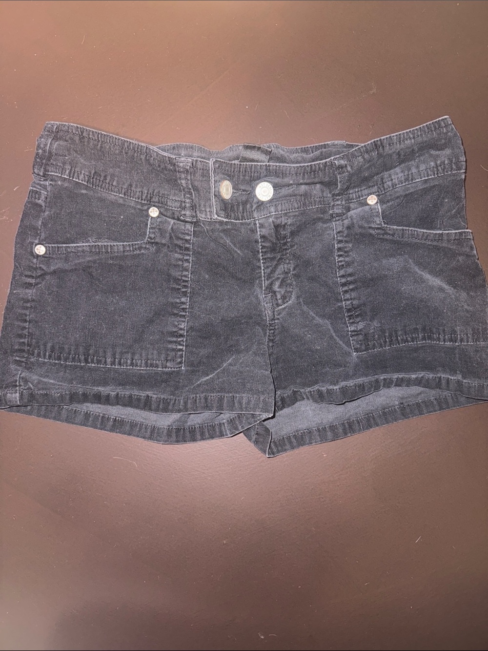 Women’s Black Corduroy Shorts Wet Seal